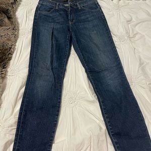 J Brand Alana high rise crop skinny jeans in indigo size 27